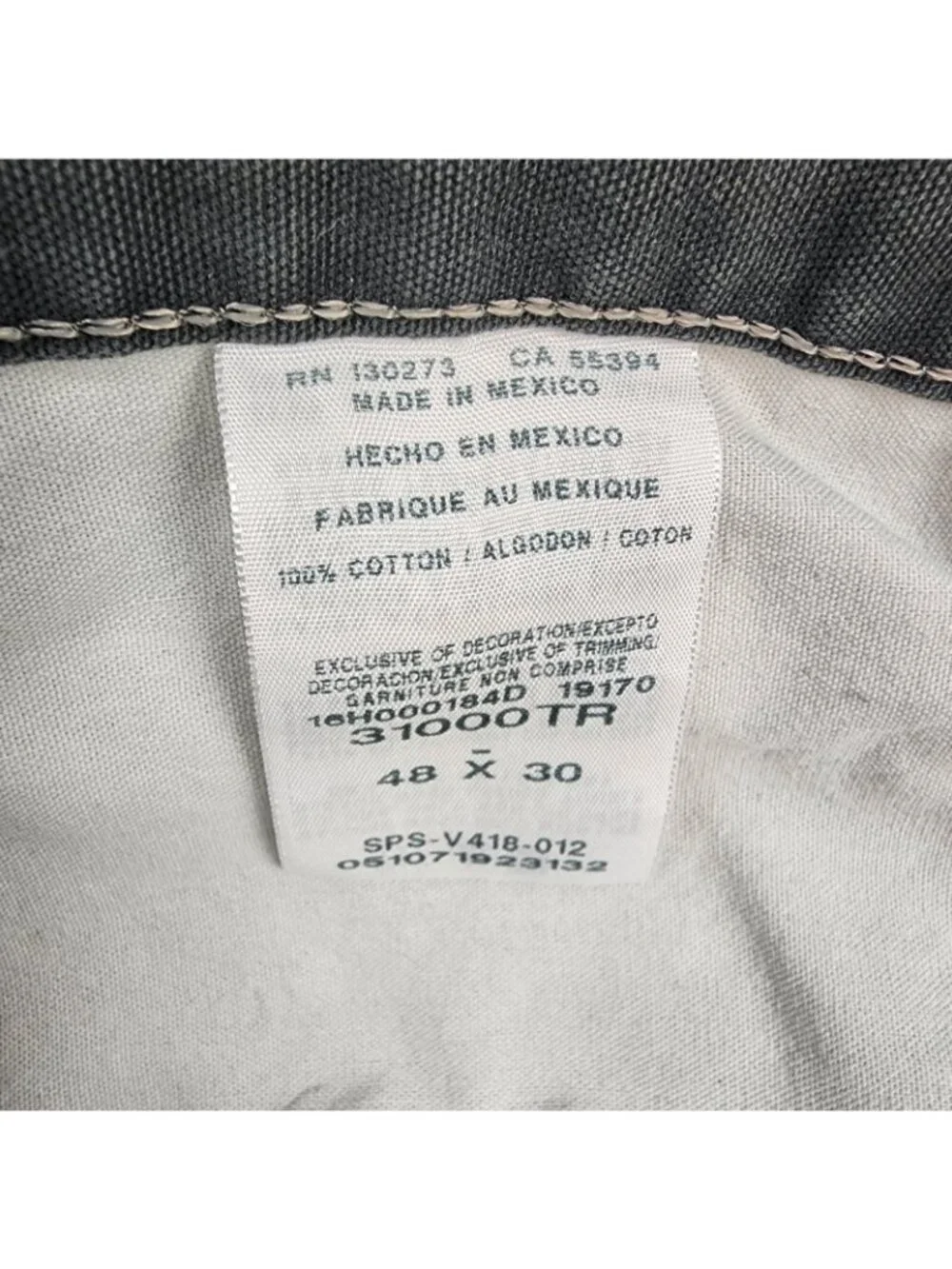 Wrangler Jeans Mens 48x30 RUGGED WEAR Regular Straight Fit Green